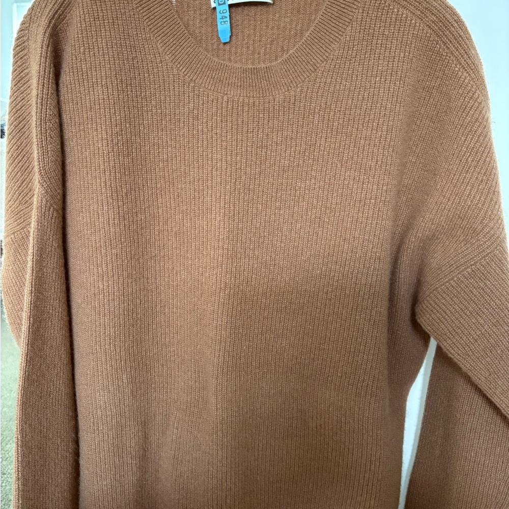 Alice + Olivia Camel Cashmere Sweater